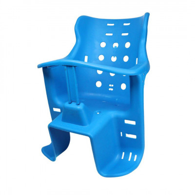Крісло на багажник Пластик синій VLT BC-13