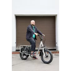 Велосипед з електроприводом 20" AL Dorozhnik ADAMANT HDD рама-18,5" 48B 17.5А*г 750Вт срiблястий 2026