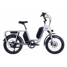 Велосипед з електроприводом 20" AL Dorozhnik ADAMANT HDD рама-18,5" 48B 17.5+12.5А*г 1000Вт срiблястий 2026
