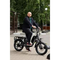 Велосипед з електроприводом 20" AL Dorozhnik ADAMANT HDD рама-18,5" 48B 17.5+12.5А*г 1000Вт чорний 2026