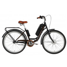 Велосипед з електроприводом 26" ST Dorozhnik eCRYSTAL BH рама-17" 36B 10А*г 350Вт чорний YS 768 2024