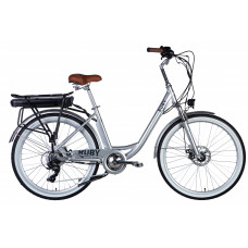 Велосипед з електроприводом 26" AL Dorozhnik eRUBY DD FR рама-17" 36B 12.5А*г 500Вт світло-сірий YS 2425 2025
