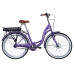 Велосипед з електроприводом 26" ST Dorozhnik eAQUAMARINE BH рама-17" 36B 13А*г 500Вт фіолетовий з кошиком 2026