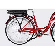 Велосипед уцінений з електроприводом 26 ST Dorozhnik eAQUAMARINE BH рама-17 36B 13А*г 500Вт бордовий YS 2476 з кошиком 2026