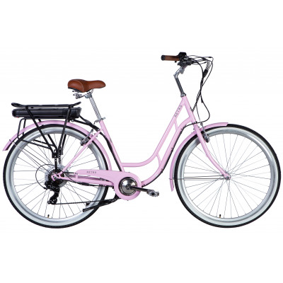 Велосипед уцінений з електроприводом 28" ST Dorozhnik eRETRO Vbr FR рама-19" 36B 12.5А*г 500Вт світло-рожевий YS 7443 2025