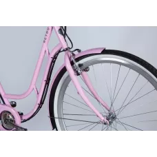 Велосипед з електроприводом 28" ST Dorozhnik eRETRO Vbr FR рама-19" 36B 12.5А*г 500Вт світло-рожевий YS 7443 2025