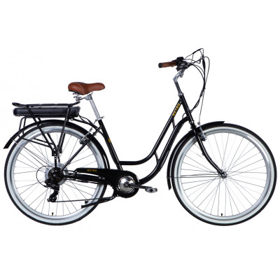 Велосипед з електроприводом 28" ST Dorozhnik eRETRO Vbr FR рама-19" 36B 13А*г 500Вт чорний 2026