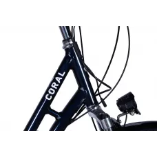 Велосипед уцінений з електроприводом 28 AL Dorozhnik eCORAL DD FR рама-19 48B 13А*г 500Вт темно-сірий 2026