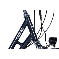 Велосипед з електроприводом 28" AL Dorozhnik eCORAL DD FR рама-19" 48B 17.5А*г 500Вт темно-сірий 2026