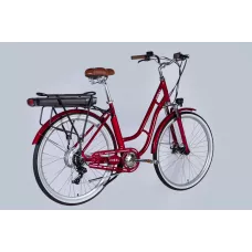 Велосипед уцінений з електроприводом 28 AL Dorozhnik eCORAL DD FR рама-19 48B 17.5А*г 500Вт рубіновий 2026