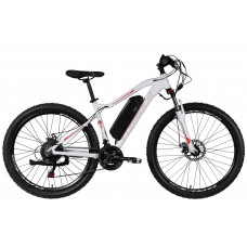 Велосипед з електроприводом 27.5" AL Formula eALPINA DD FR рама-17" 36B 12.5А*г 500Вт біло-рожевий 2026