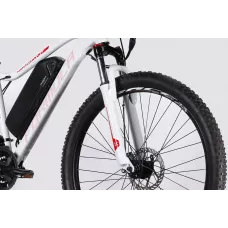 Велосипед з електроприводом 27.5" AL Formula eALPINA DD FR рама-17" 36B 12.5А*г 500Вт біло-рожевий 2026