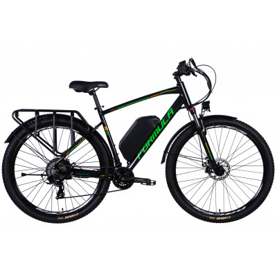 Велосипед з електроприводом 28" AL Formula CURSOR MAN DD CS рама-20" 48B 17.5А*г 250Вт чорно-зелений YS 2498-1 2025