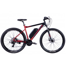 Велосипед з електроприводом 29" AL Formula eF-1 DD рама-18,5" 48B 12.5А*г 500Вт чорно-червоний (матовий) YS 3041/768 2024