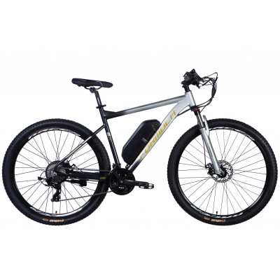 Велосипед з електроприводом 29" AL Formula eF-1 DD CS рама-21" 48B 12.5А*г 500Вт сріблясто-чорний YS 7605 2025