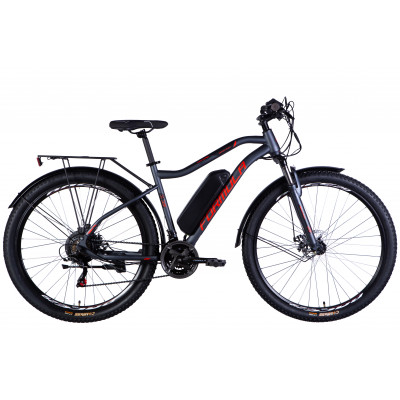 Велосипед з електроприводом 29" ST Formula eHEAVY DUTY DD FR рама-19" 36B 12.5А*г 500Вт сіро-червоний (матовий) YS 9051-9 matt 2025