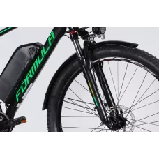 Велосипед з електроприводом 29" AL Formula eCURSOR MAN DD CS рама-19" 48B 13А*г 500Вт чорно-зелений 2026