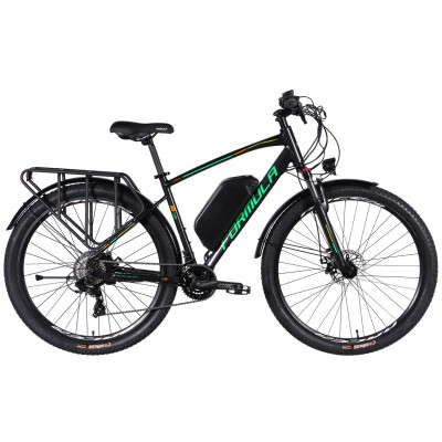 Велосипед з електроприводом 29" AL Formula eCURSOR MAN DD CS рама-19" 48B 17.5А*г 500Вт чорно-зелений 2026