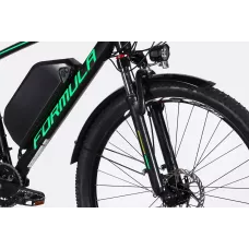 Велосипед з електроприводом 29" AL Formula eCURSOR MAN DD CS рама-19" 48B 17.5А*г 500Вт чорно-зелений 2026