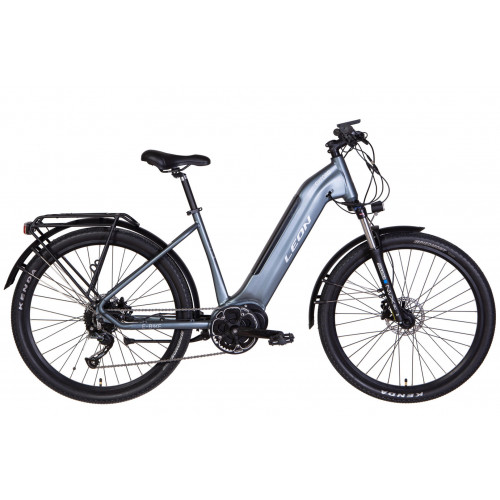 Електровелосипед уцінений 27.5" Leon OXFORD рама-19" 500Вт 48В центр. мотор дисплей, САП, 13.4Ач вбудована батарея, темно-сірий (м) 2022