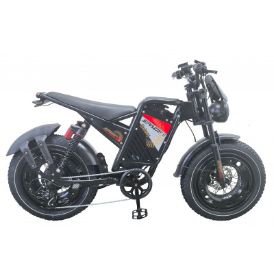 Велосипед з електроприводом 20" ST SPACE GALAXY DD FR 48B 15А*г 1000Вт чорний 2026