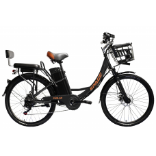 Велосипед з електроприводом 26" ST SPACE PULSAR DD FR рама-15,5" 48B 20А*г 500Вт чорний 2026