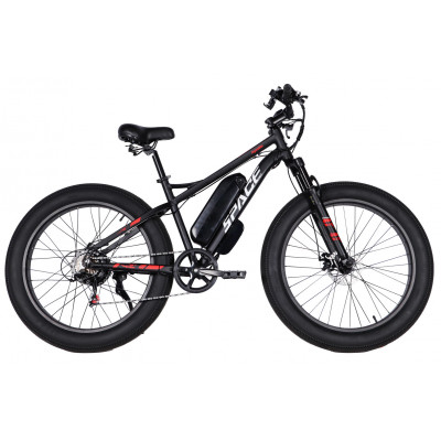 Велосипед з електроприводом 26" AL SPACE APOLLO DD FR рама-17" 48B 15А*г 1000Вт чорний 2026