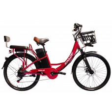 Велосипед з електроприводом 26" ST SPACE PULSAR DD FR рама-15,5" 48B 20А*г 500Вт малиновий YS 3048 2026