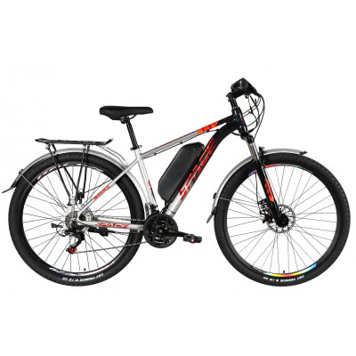 Велосипед з електроприводом 29" AL SPACE ePHAETON DD FR рама-18" 48 B 13 А*г 500 Вт сіро-сріблястий 2026