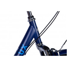 Велосипед уцінений ST 26" Dorozhnik LUX Vbr FR рама-17" синій з блакитним (матовий) 2024