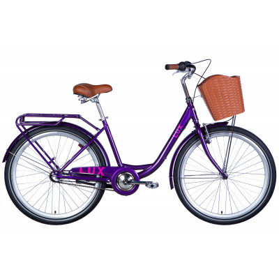 Велосипед уцінений ST 26" Dorozhnik LUX PH рама-17" сливовий 2024