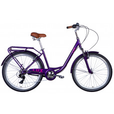 Велосипед уцінений ST 26" Dorozhnik LUX Vbr FR рама-17" сливовий 2024