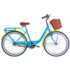 Велосипед ST 26" Dorozhnik LUX Velosteel рама-17" блакитний 2025