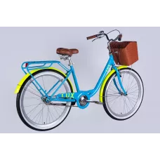 Велосипед ST 26" Dorozhnik LUX Velosteel рама-17" блакитний 2025