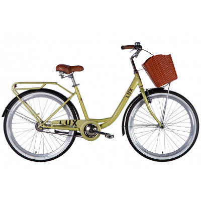 Велосипед ST 26" Dorozhnik LUX Velosteel рама-17" блідо-зелений 2025