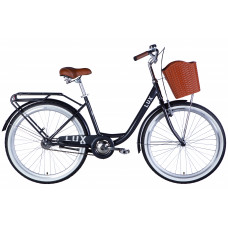 Велосипед ST 26" Dorozhnik LUX Velosteel рама-17" темно-сiрий 2025