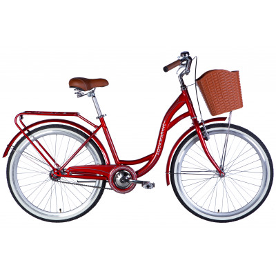 Велосипед ST 26" Dorozhnik AQUAMARINE BH рама-17" бордовий 2025