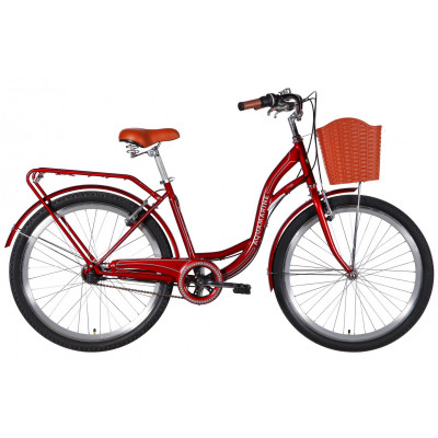 Велосипед ST 26" Dorozhnik AQUAMARINE PH рама-17" бордовий 2026