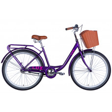 Велосипед ST 26" Dorozhnik LUX Velosteel рама-17" сливовий 2026