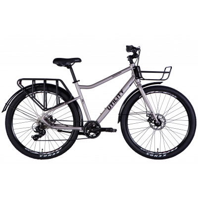 Велосипед AL 27.5" Dorozhnik UTILITY DD CS рама-18,5" сірий 2025