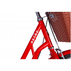 Велосипед ST 28" Dorozhnik RETRO PH рама-19" помаранчевий 2024 крила, крило пер., крило зад., підніжка, дзвоник, корзина