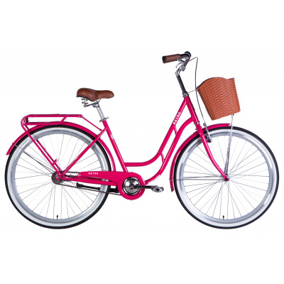 Велосипед уцінений ST 28" Dorozhnik RETRO Velosteel рама-19" рожевий 2025