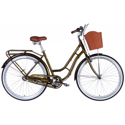 Велосипед уцінений AL 28" Dorozhnik CORAL PH рама-19" болотно-зелений 2025