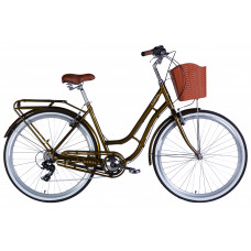 Велосипед уцінений AL 28" Dorozhnik CORAL Vbr FR рама-19" болотно-зелений 2025