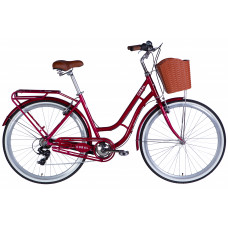 Велосипед уцінений AL 28" Dorozhnik CORAL Vbr FR рама-19" рубіновий 2025