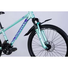 Велосипед AL 24" Discovery QUBE DD CS рама-11,5" свiтло-бiрюзовий 2025