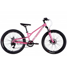 Велосипед ST 24" Discovery FLINT DD FR рама-12" рожево-білий 2025