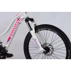 Велосипед ST 24" Discovery KELLY DD FR рама-11" біло-рожевий 2025
