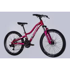 Велосипед ST 24" Discovery KELLY DD FR рама-11" малиновий 2025