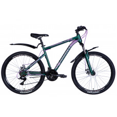 Велосипед уцінений ST 26" Discovery TREK DD FR рама-18" зелений (матовий) 2024